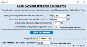 Late Payment Interest Calculator
