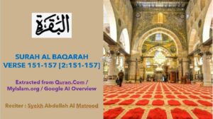 Surah Al Baqarah verse 151-157 video